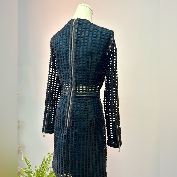 Topshop black & navy dress - Picture 4 of 16